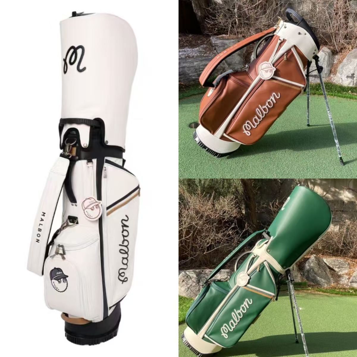 malbon golf マルボンゴルフ キャディバッグ スタンドバッグ