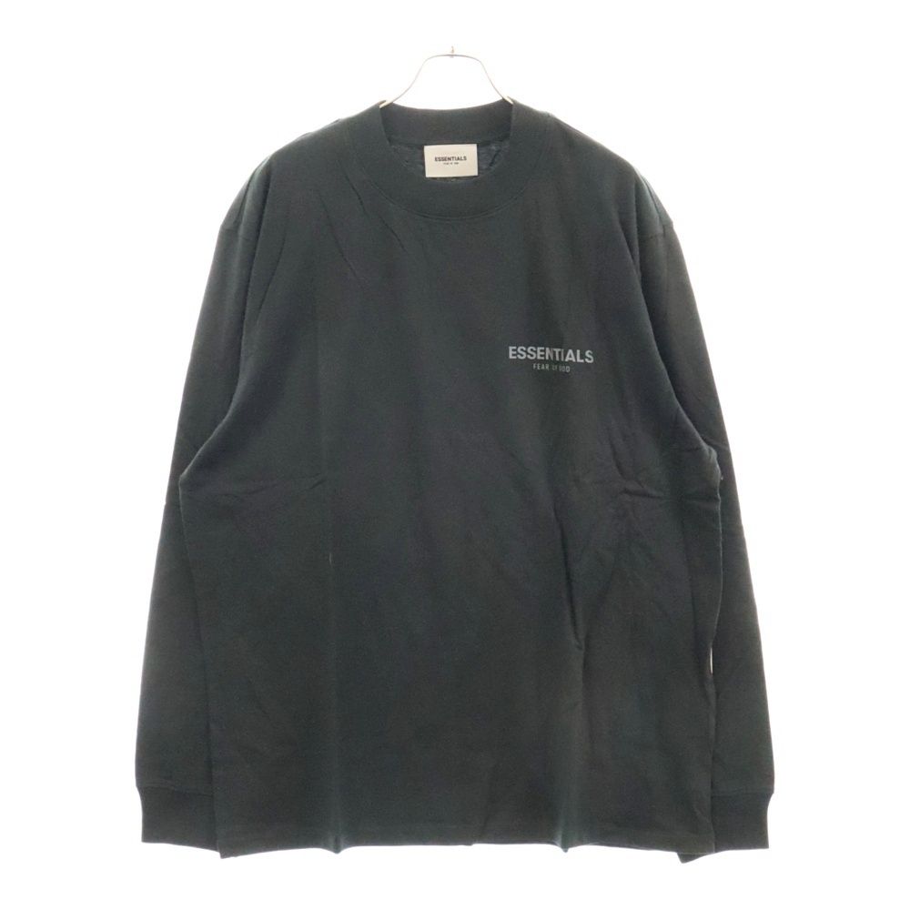 FOG Essentials (エフオージー エッセンシャルズ) ロゴプリント クルーネック 長袖Tシャツ カットソー ブラック