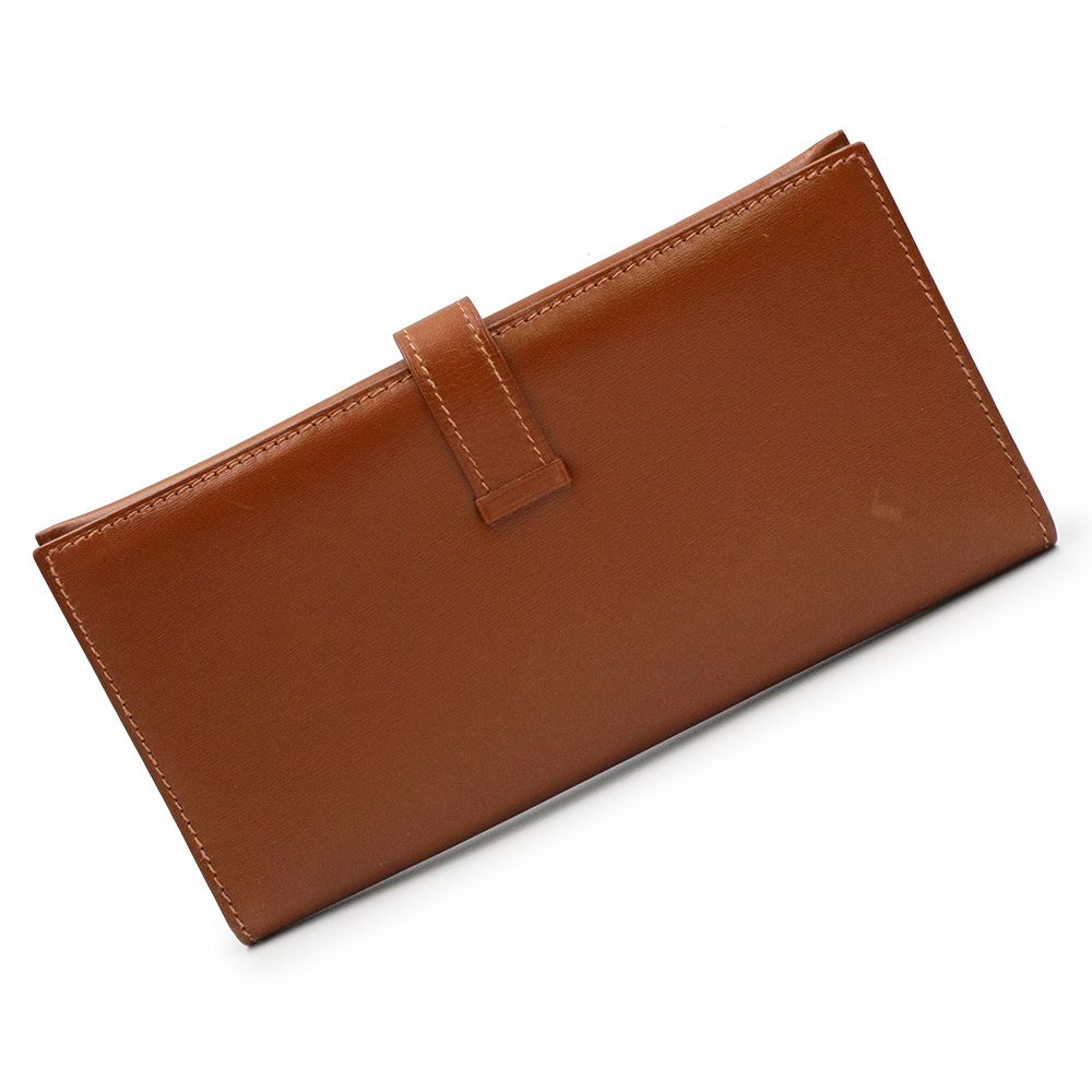 エルメス ベアン クラシック 長財布 ボックスカーフ ダークブラウン 専用 【HERMES】べアン/クラッシック/長財布/ レザーボックスカーフ