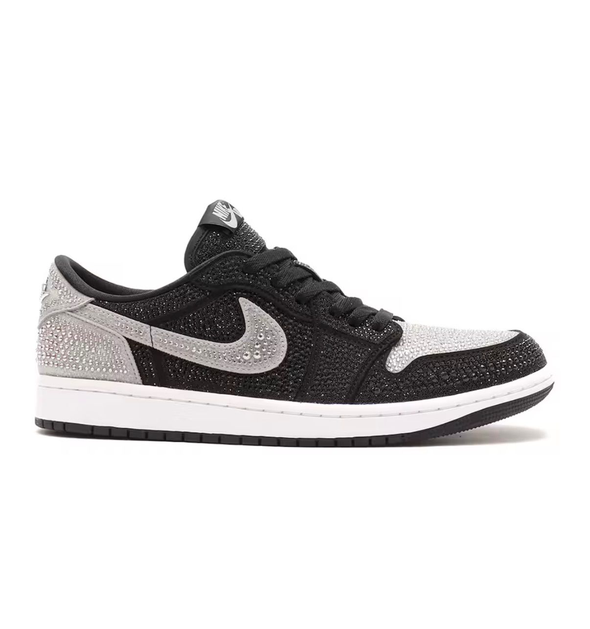 SWAROVSKI × NIKE WMNS AIR JORDAN 1 RETRO LOW OG CRYSTAL SHADOW 