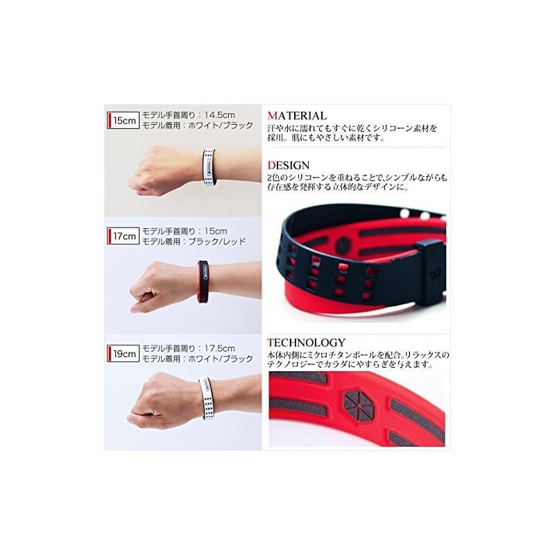 ファイテン(phiten) ブレスレット RAKUWA ブレスS DUOタイプ