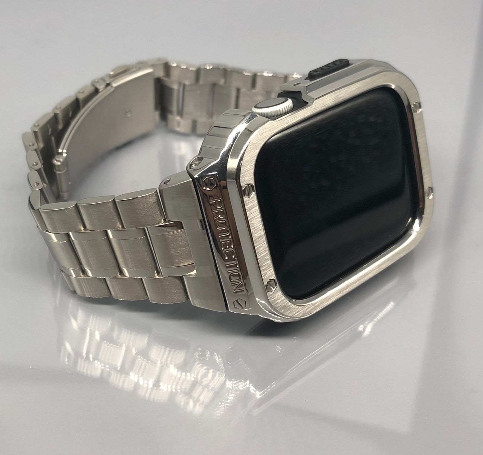 A467@ Apple Watchカバーケースアップルウォッチラバーベルトバンドセット内容