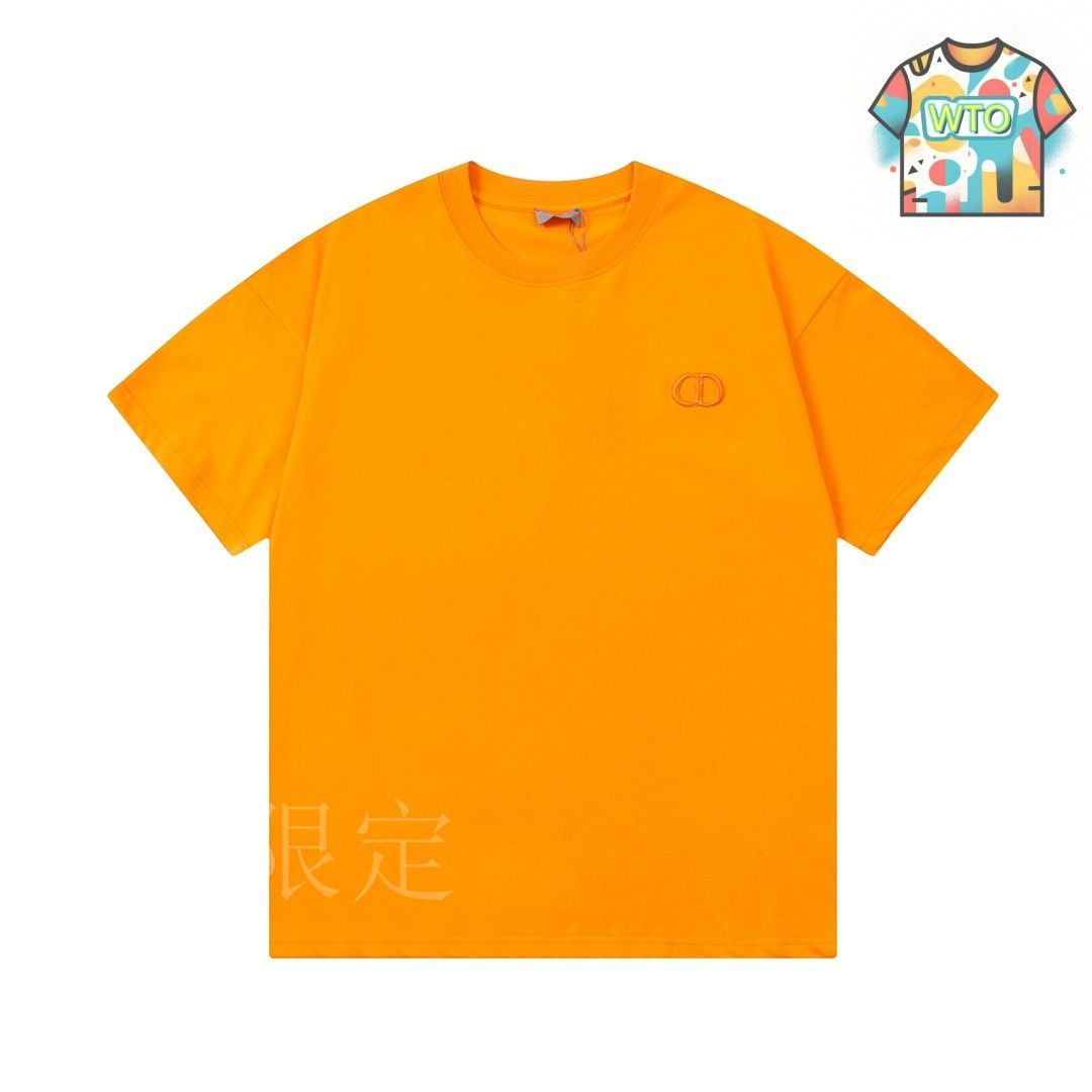 今日特価】DIOR CD Embroidery オレンジ T-Shirt-3 - メルカリ