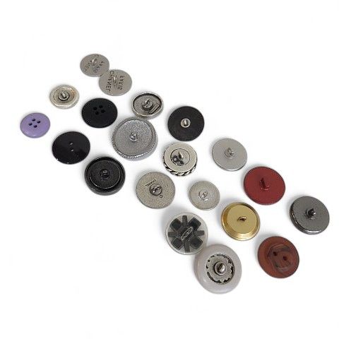 シャネル CHANEL 替えボタン 予備ボタン 20個セット サイズ違い デザイン違い ココマーク ラインストーン