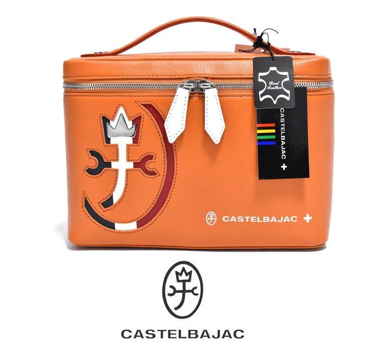 新品 CASTELBAJAC バニティバッグ CARNET ハンドバッグ CASTELBAJAC カステルバジャック CARNET カルネ バニティバッグ