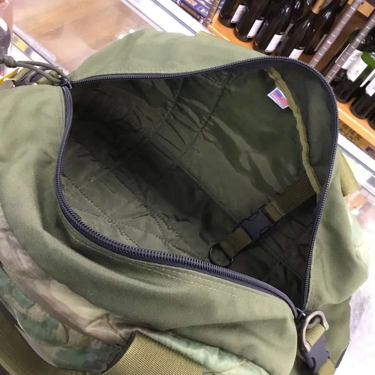 BRIEFING 迷彩柄 カモフラージュ FUSION DUFFLE コンパクトボストン