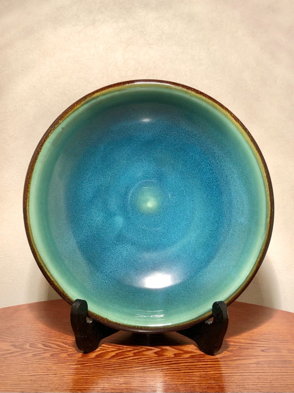 大皿　小樽窯 小樽窯 小樽焼 角皿 大皿 プレート 四角 25cm - メルカリ
