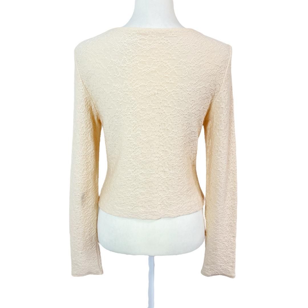 美品✨デイジーリンフォクシー カーディガン カシミヤ ショート丈 黒 38 現行 美品✨デイジーリンフォクシー カーディガン カシミヤ ショート