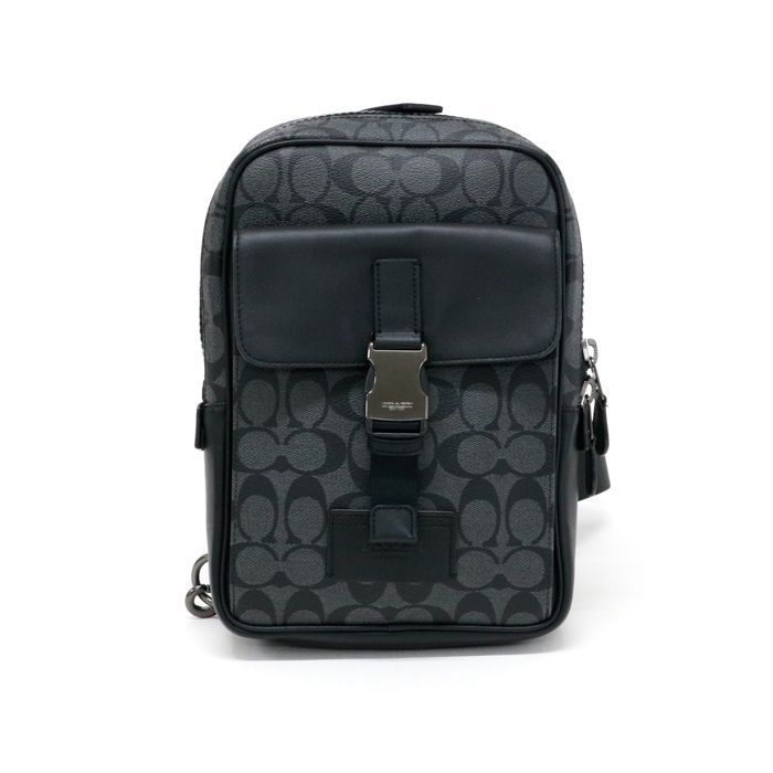 コーチ COACH トラック パック シグネチャー キャンバス PVC 