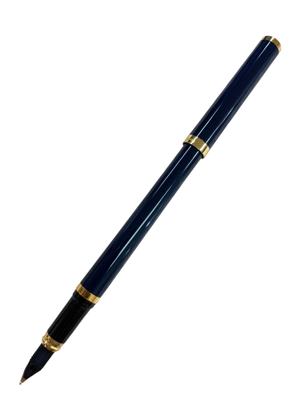 エス テー デュポン 万年筆 ライン2 純正漆濃紺 41275 M ペン先18金 IT6CVVIS5MA6