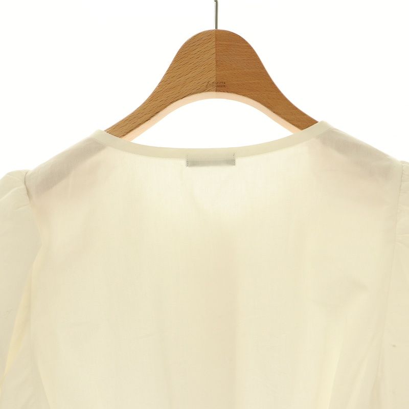 LUDLOW ラドロー cymbal シンバル　パフスリーブブラウス 美品】タグ付き ラドロー cymbal パススリーブブラウス 半袖 LUDLOW