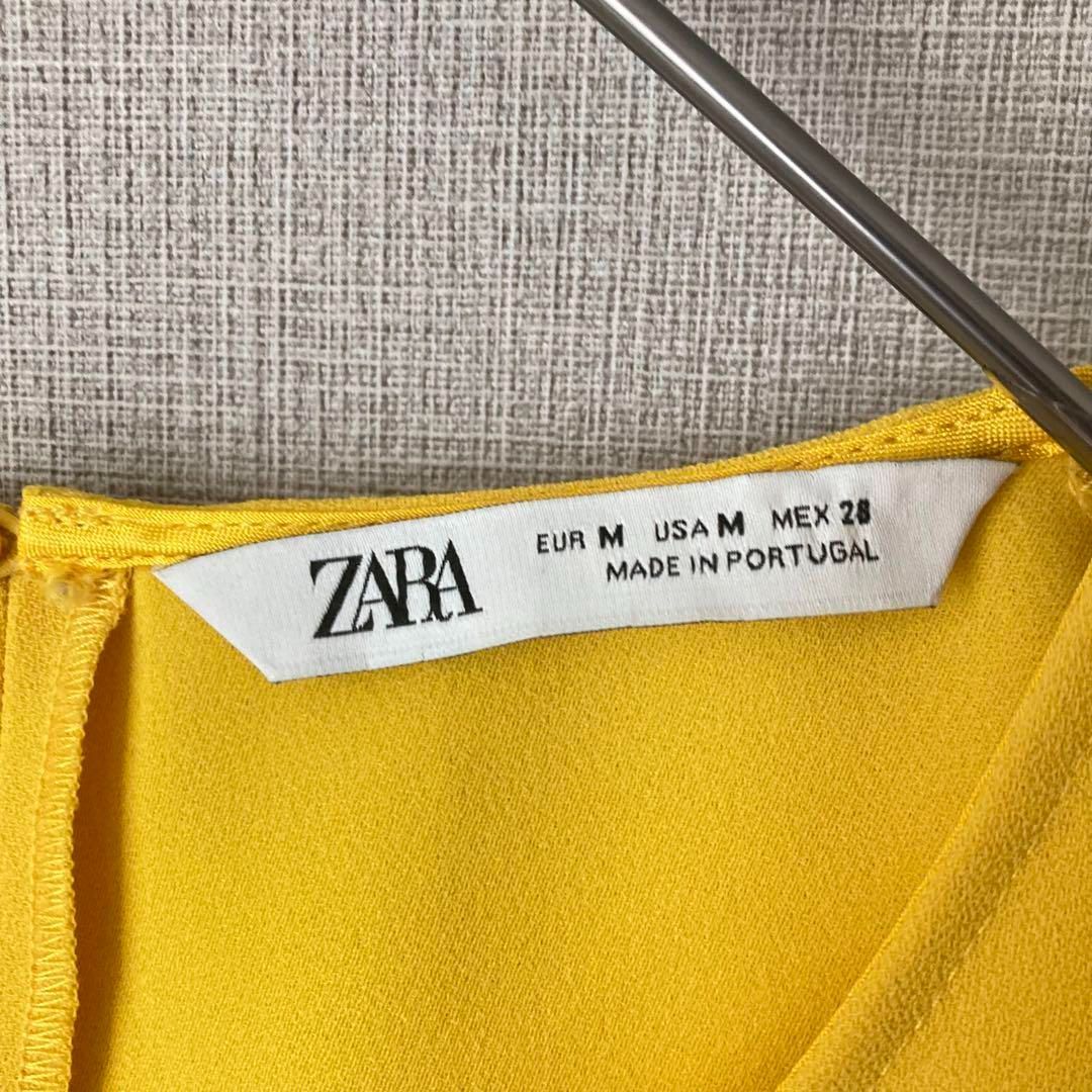 美品♪】ZARA フレアスリーブリボンベルトブラウス - メルカリ