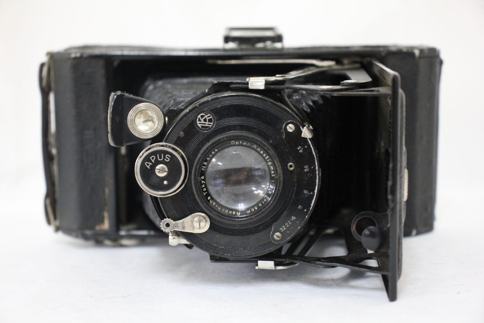 品 PEARL Optor Anastigmat 10 5 cm F 4 蛇腹カメラ e 2653