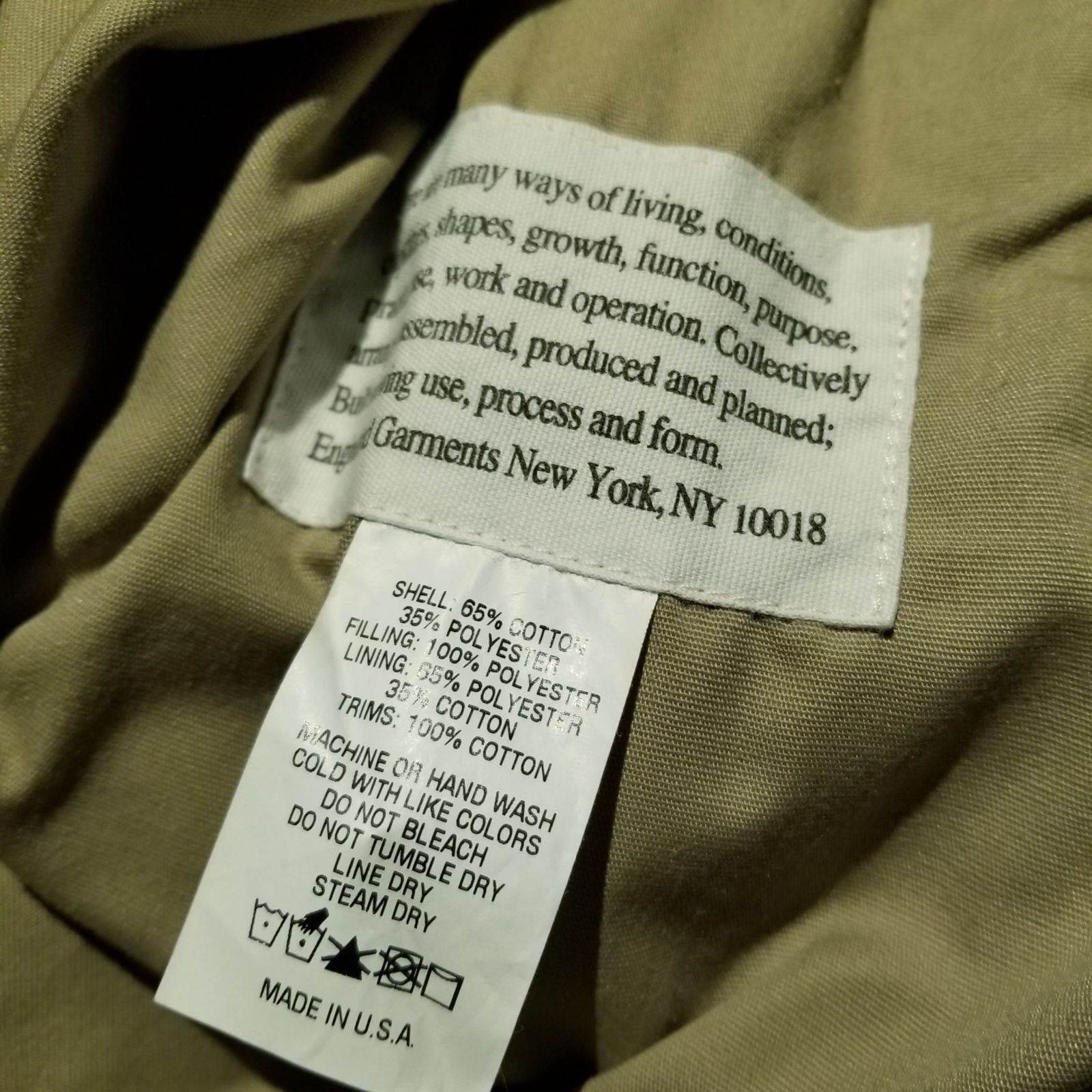 Engineered Garments Charcoal TOKYO別注 EG Car Coat L エンジニ