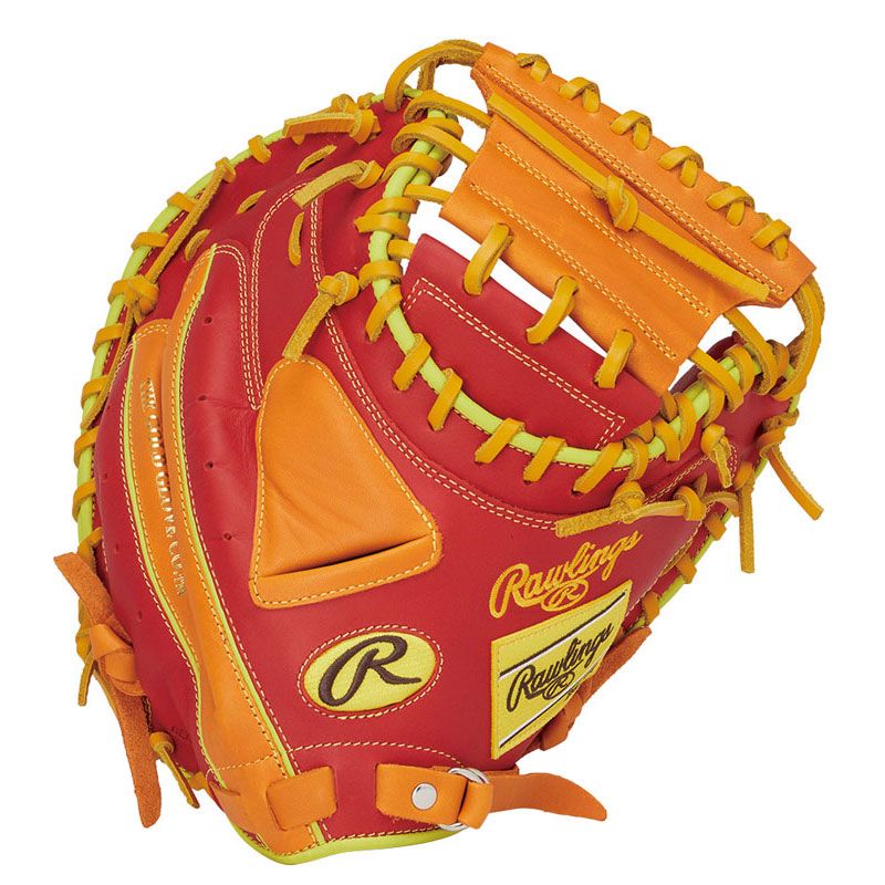 ローリングス Rawlings 軟式ハイパーテックCOSYNCC2AFSC/ORG 軟式用グラブ グローブ 25AW GR5FHTC2AF、(SC/ORG)スカーレット/オレンジ