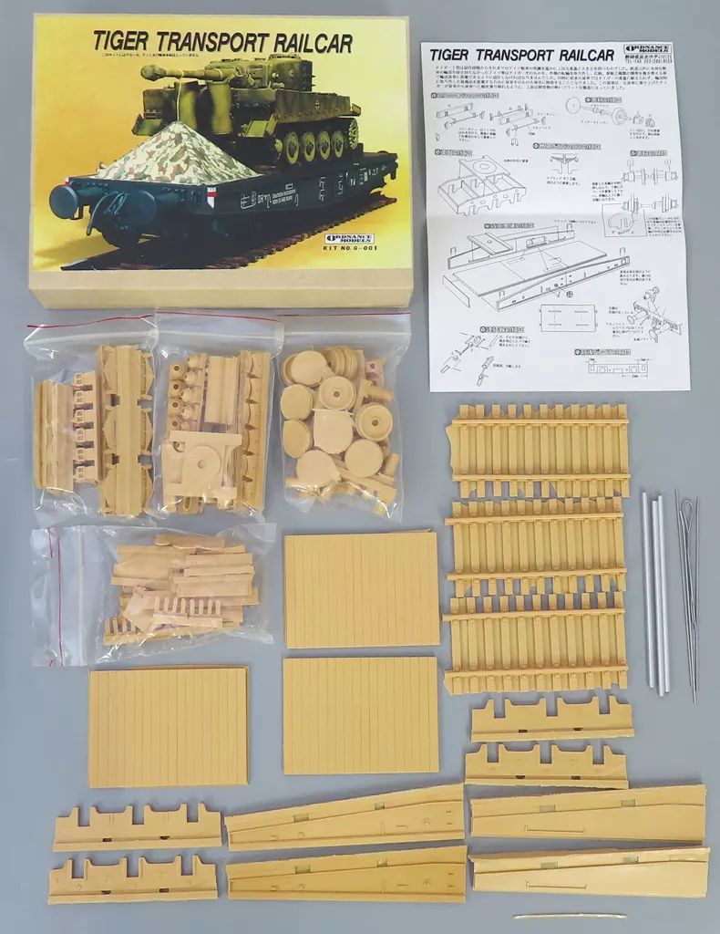 プラモデル　TIGER TRANSPORT RAILCAR ガレージキット 中古】プラモデル TIGER TRANSPORT RAILCAR ガレージキット [G