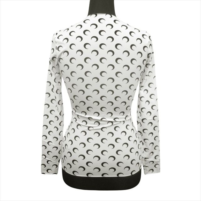 美品 マリーンセル Marine Serre セカンドスキン ムーントップス