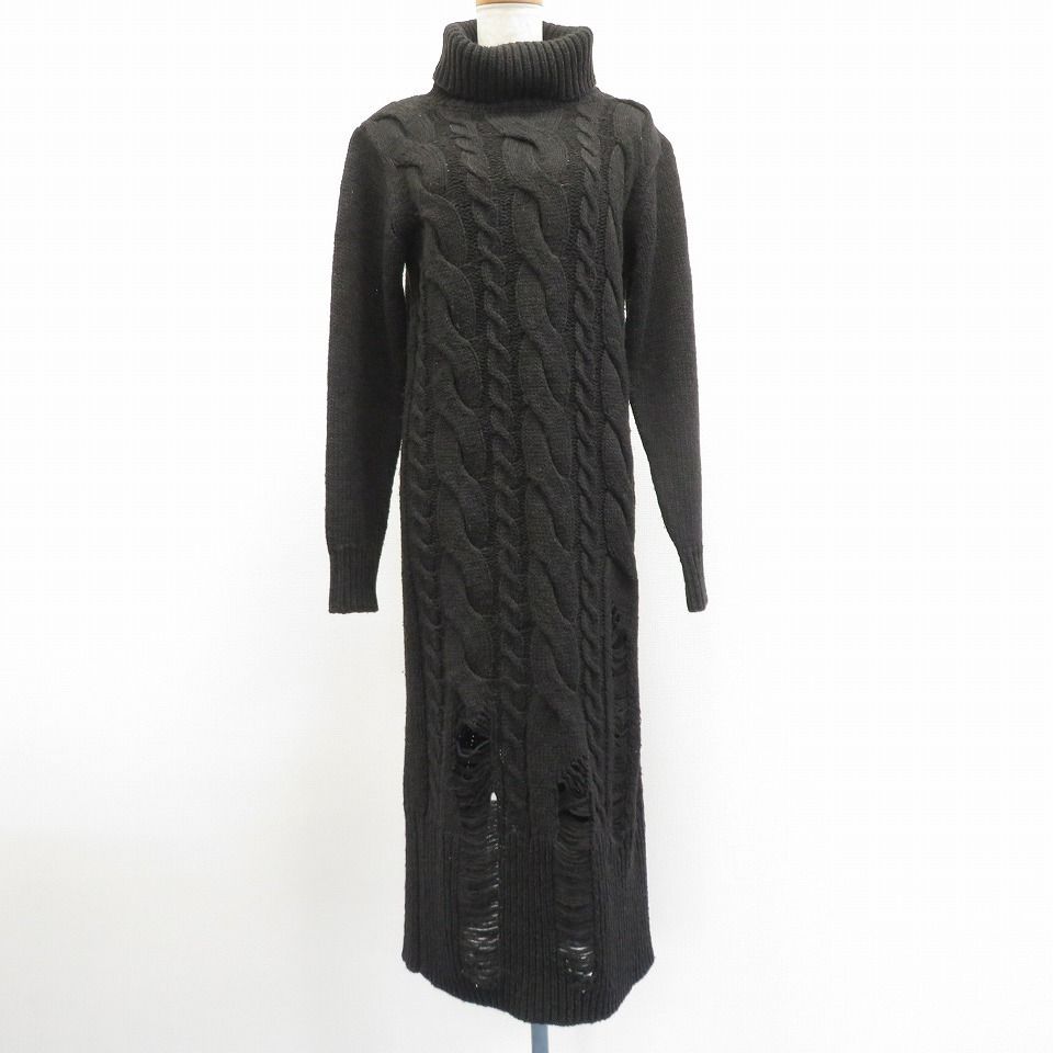 最安値 ゴア goa Natural VINTAGE ニットワンピース ロング トップス