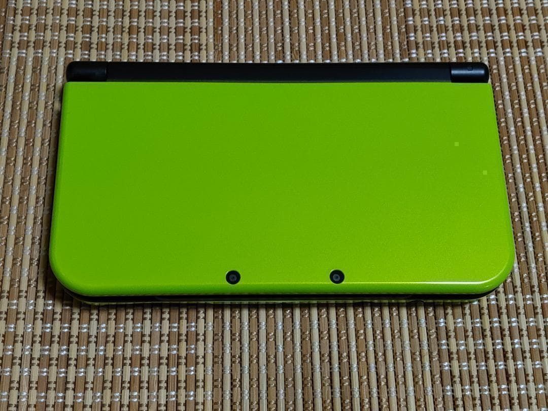 本体のみ New3DSLL ライム×ブラック A