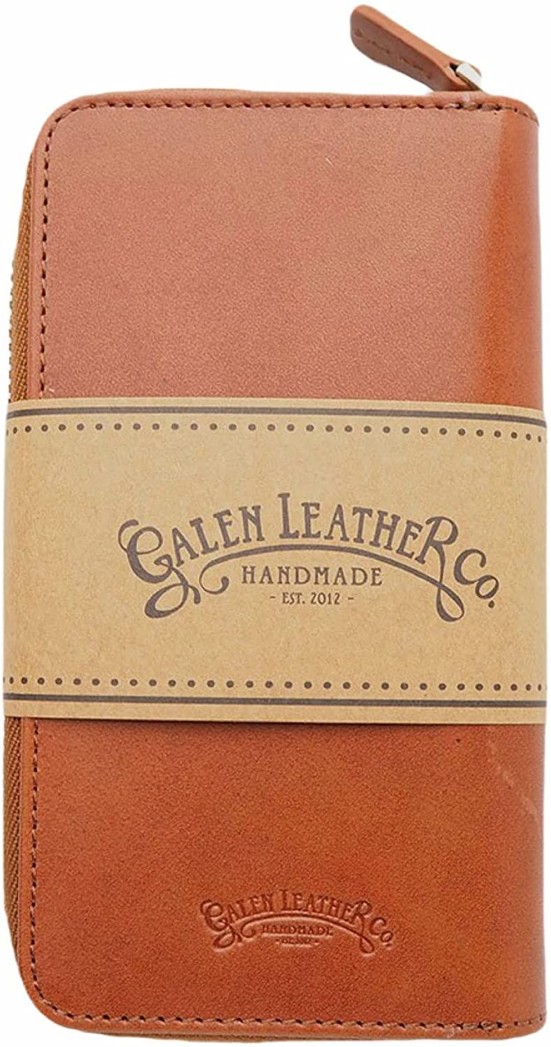 Galen Leather ガレンレザー ペンケース 3本差し ブラウン 茶