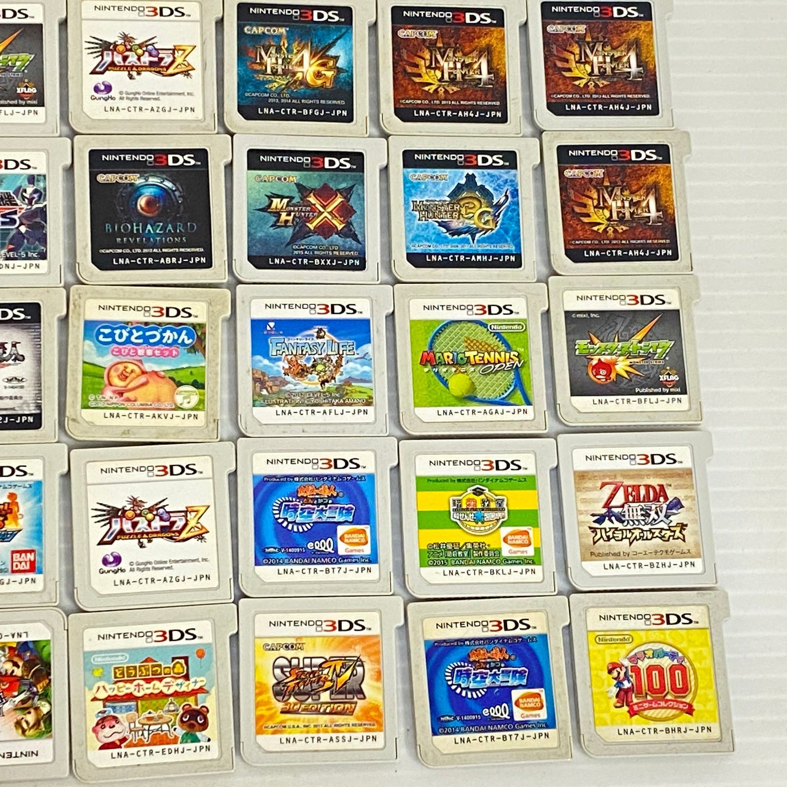 □ニンテンドー3DSソフト 50本 まとめ [Nintendo 3DS] ジャンク