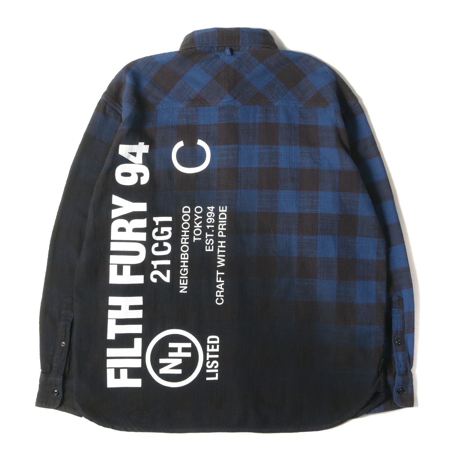 ネイバーフッド チェックシャツ 長袖 Lサイズ NEIGHBORHOOD チェック柄