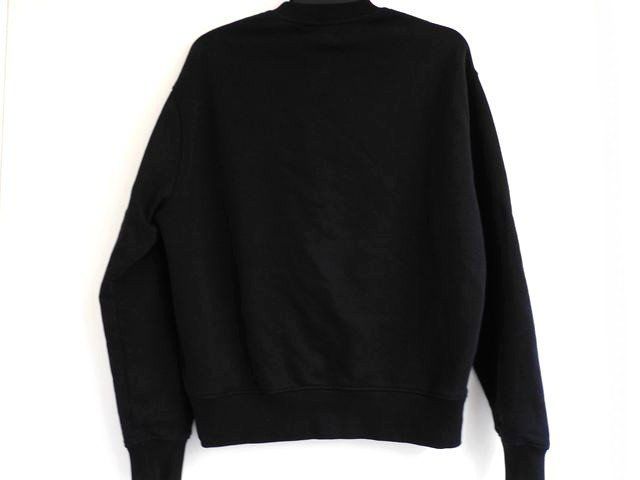 12 美品 AMI PARIS アミ パリス トレーナー スウェットシャツ ブラック 黒 BFUSW001.730 レディース■ サイズXS □7E AMI Alexandre Mattiussi ami paris アミ パリス スウェット