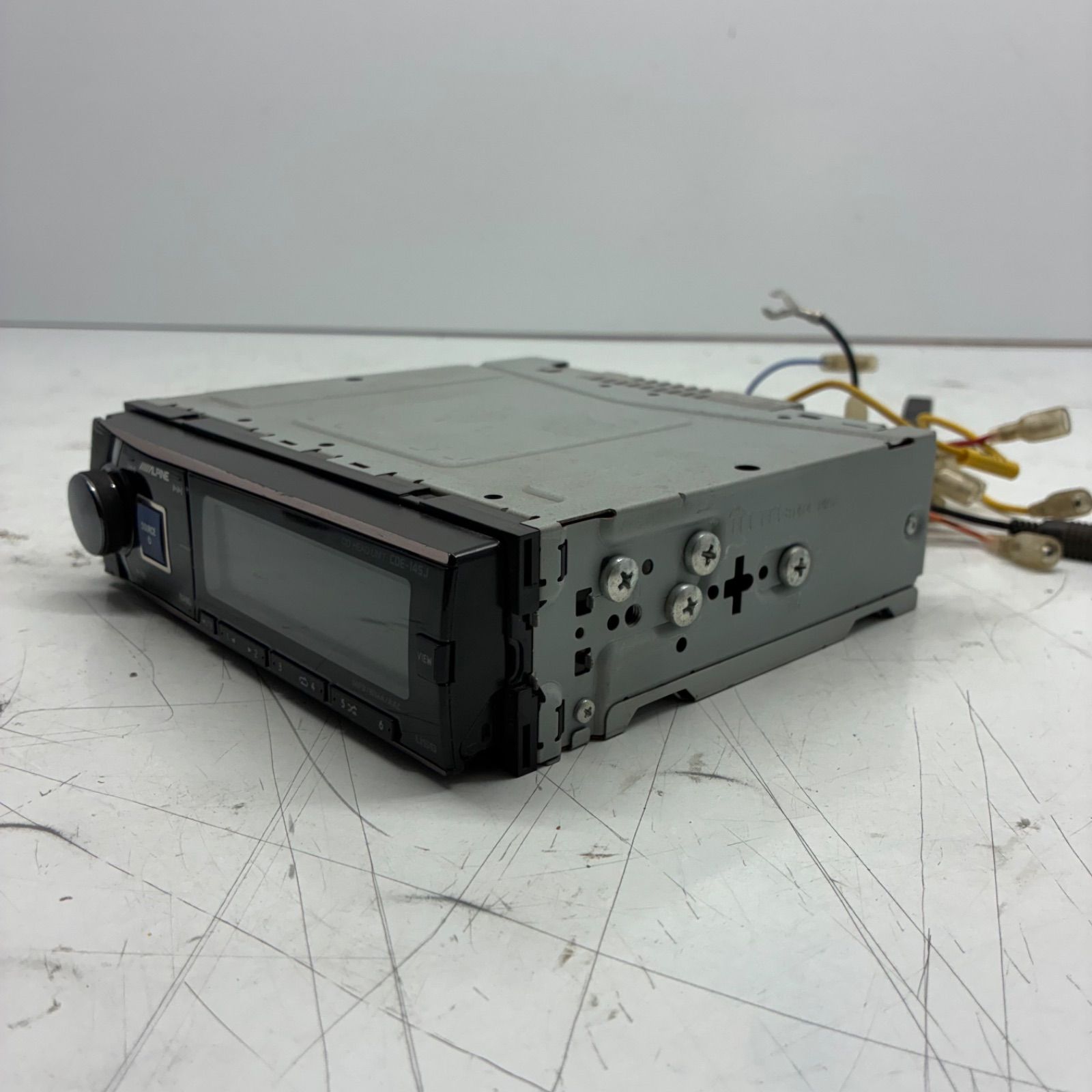 ALPINE アルパイン CDE-145J 1DIN カーオーディオ チューナー デッキ