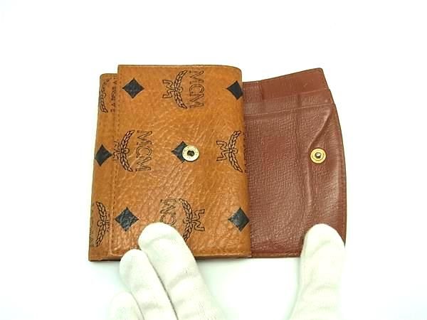 【美品】MCM 二つ折り財布　札入れ　小銭入れ　ヴィセトス柄　レザー　茶 楽天市場】MCM 財布 メンズ エムシーエム 二つ折り札入れ ID