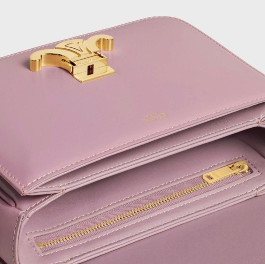 美品　セリーヌ　ショルダーバッグ　ティーン　トリオンフ　ピンク CELINE セリーヌ ティーン トリオンフ バッグ ショルダーバッグ