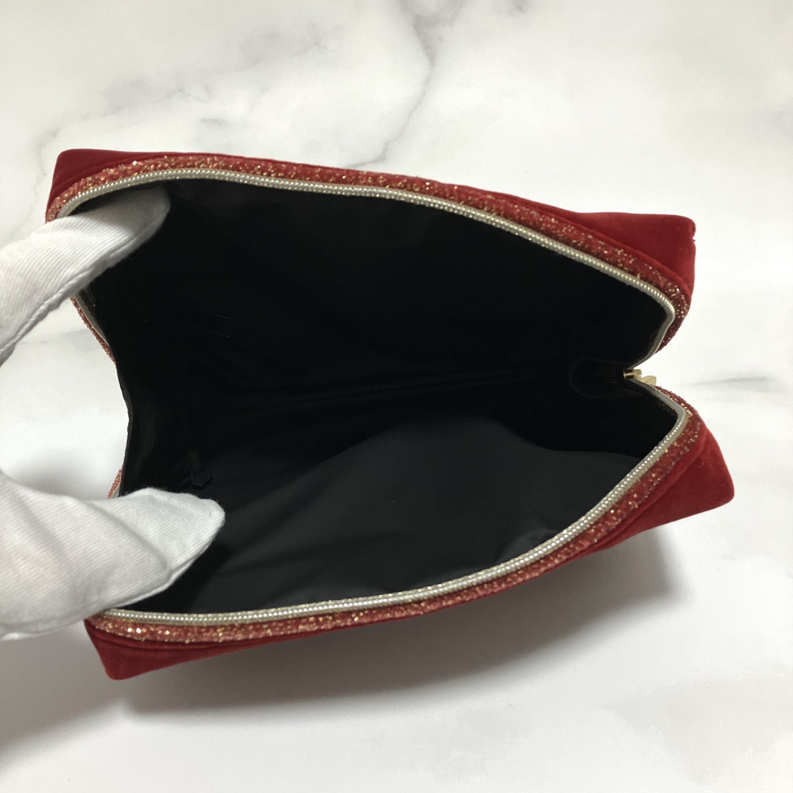 シャネルポーチ　美品 CHANEL シャネル ココマーク マトラッセ ポーチ ブラック