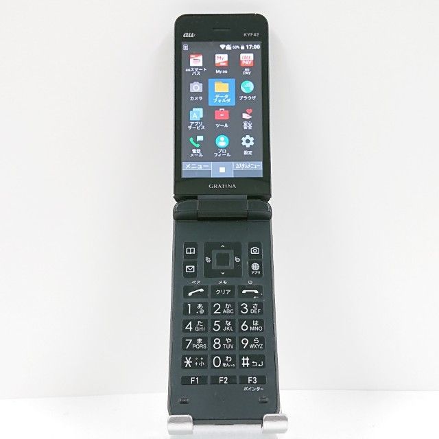 GRATINA KYF42 au ブラック 送料無料 本体 c14451 - メルカリ