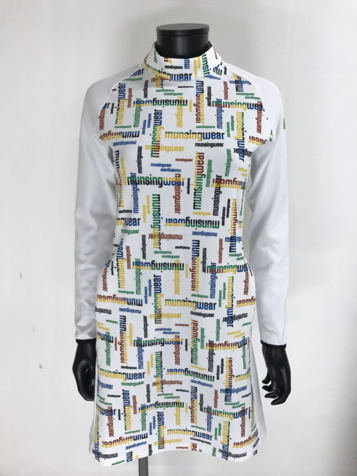 USED】Munsingwear マンシング ポリエステル ハイネック 長袖