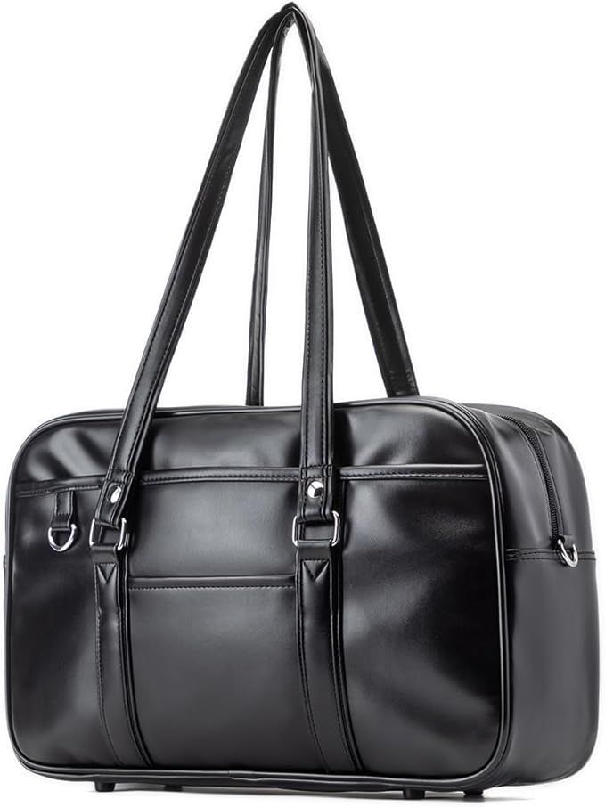 jinghuiyue] スクールバッグ 高校生 女子 通学 ボストンバッグ