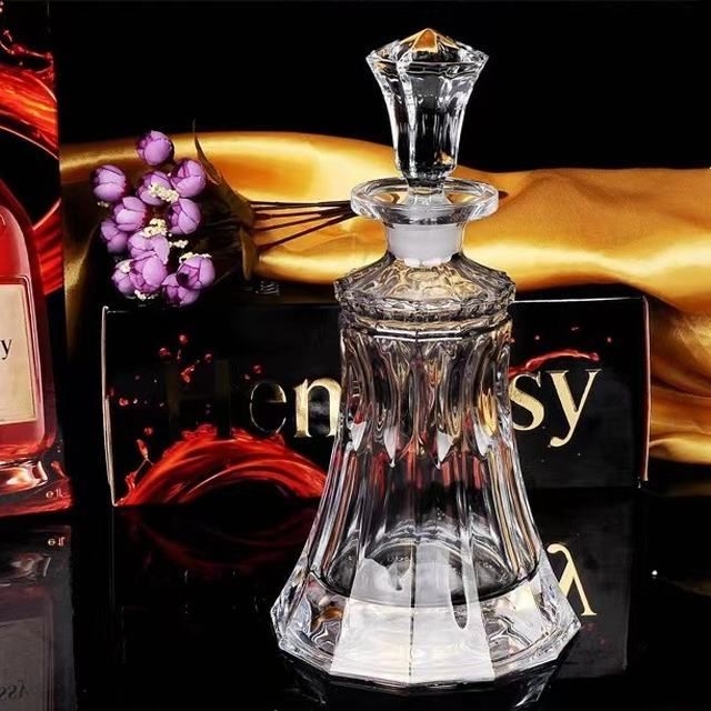 ワイングラスデカンタ ウィスキーデカンタ クリスタル 7ピース