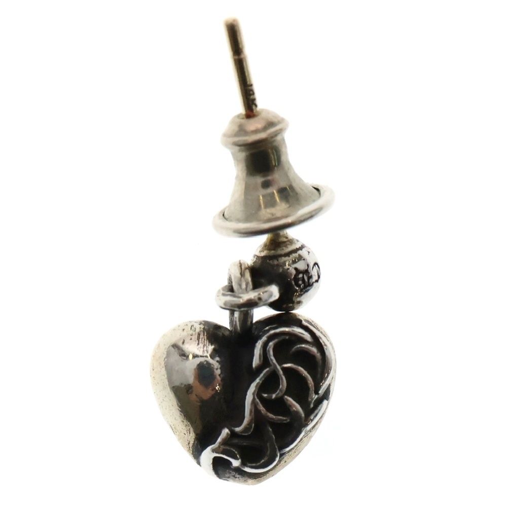 CHROME HEARTS クロムハーツ HEART DRP ハートドロップ ピアス シルバー CHROME HEARTS (クロムハーツ) HEART DRP ハートドロップピアス