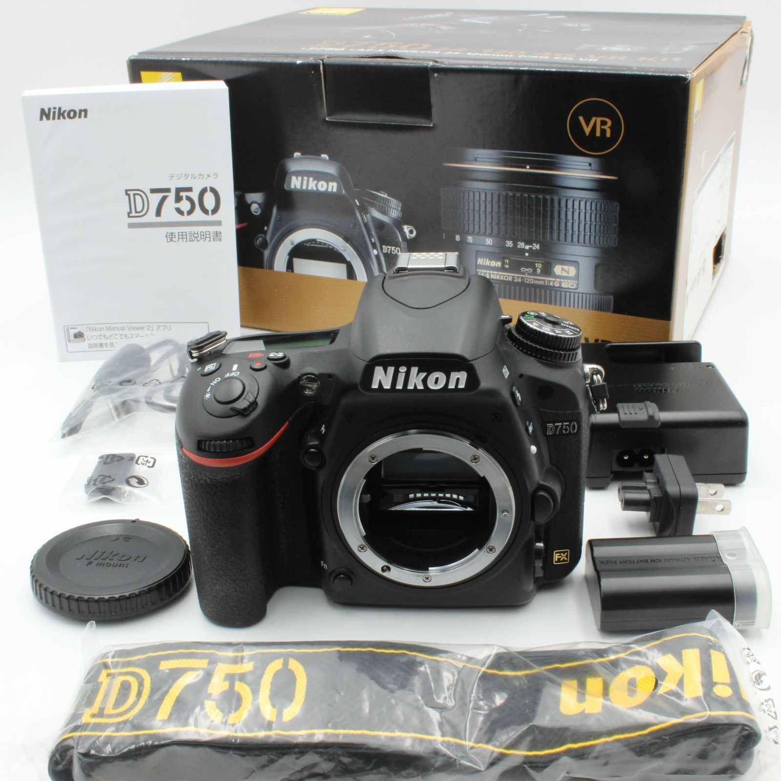 【美品】ニコン Nikon D750 ボディ　元箱付 中古】Nikon ニコン D750 デジタル一眼レフカメラ 元箱付き