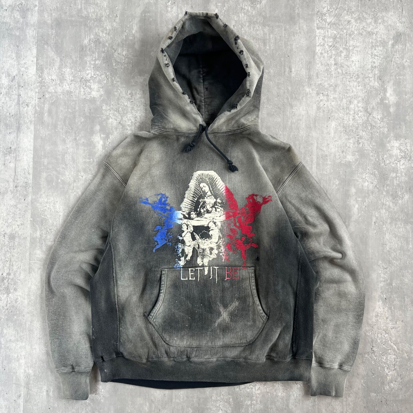 BOW WOW × NUBIAN バウワウ ヌビアン HARD AGEING HOODIE ヴィンテージ 