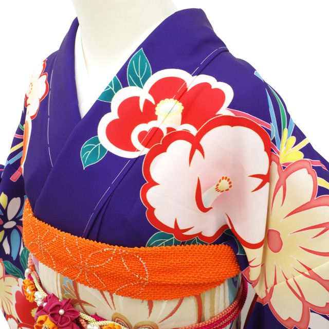 新古品】 すごい値！ 振袖 未使用 袷 洗える着物 ポリエステル プレタ