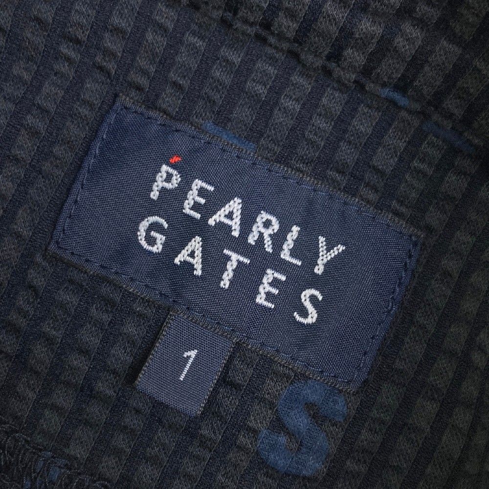 サイズ：1 PEARLY GATES パーリーゲイツ シアサッカー 半袖