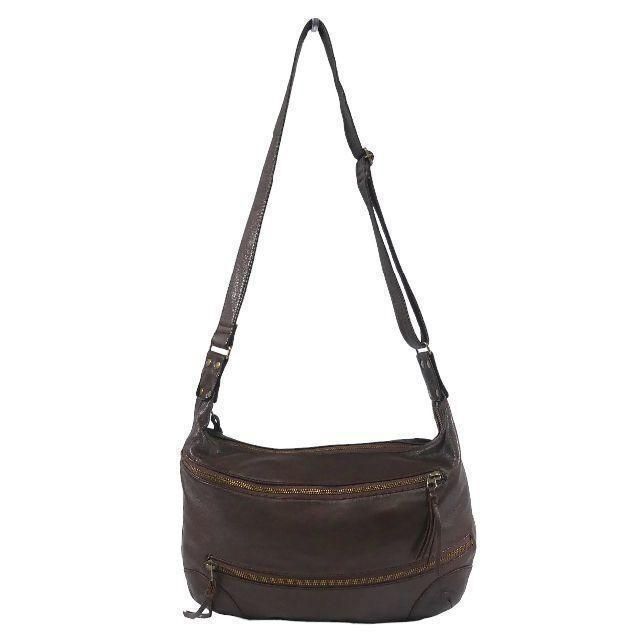 極美品 バーバリー ブラックレーベル ショルダーバッグ 斜め掛け 茶色 BURBERRY BLACK LABEL - バーバリーブラックレーベル ショルダー