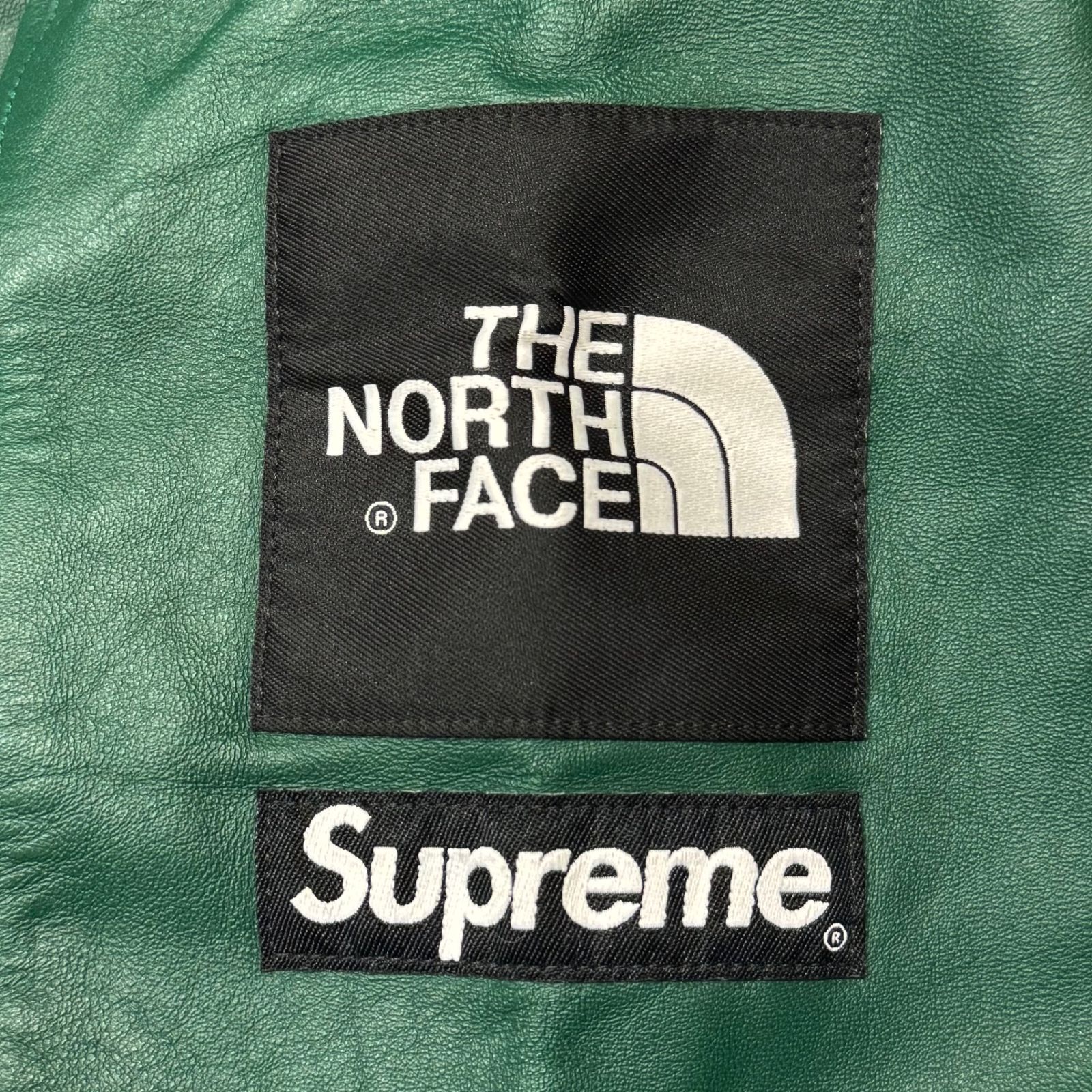 Supreme × THE NORTH FACE 18AW Leather Mountain Parka レザー