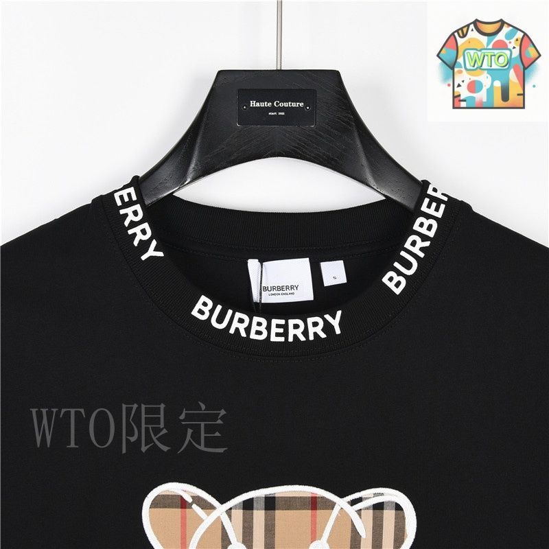 今日特価】Burberry テディベア グリング テープ刺繍 ショート