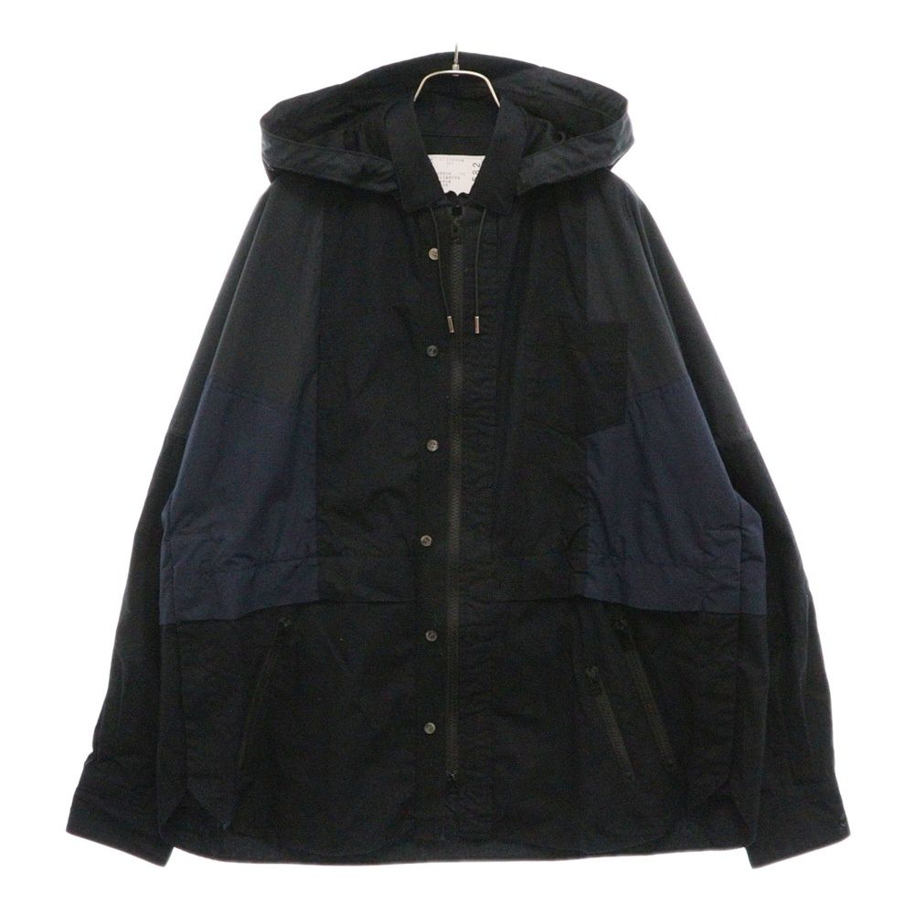 Sacai (サカイ) 21AW Cotton Poplin Shirt ジップパーカー ナイロン