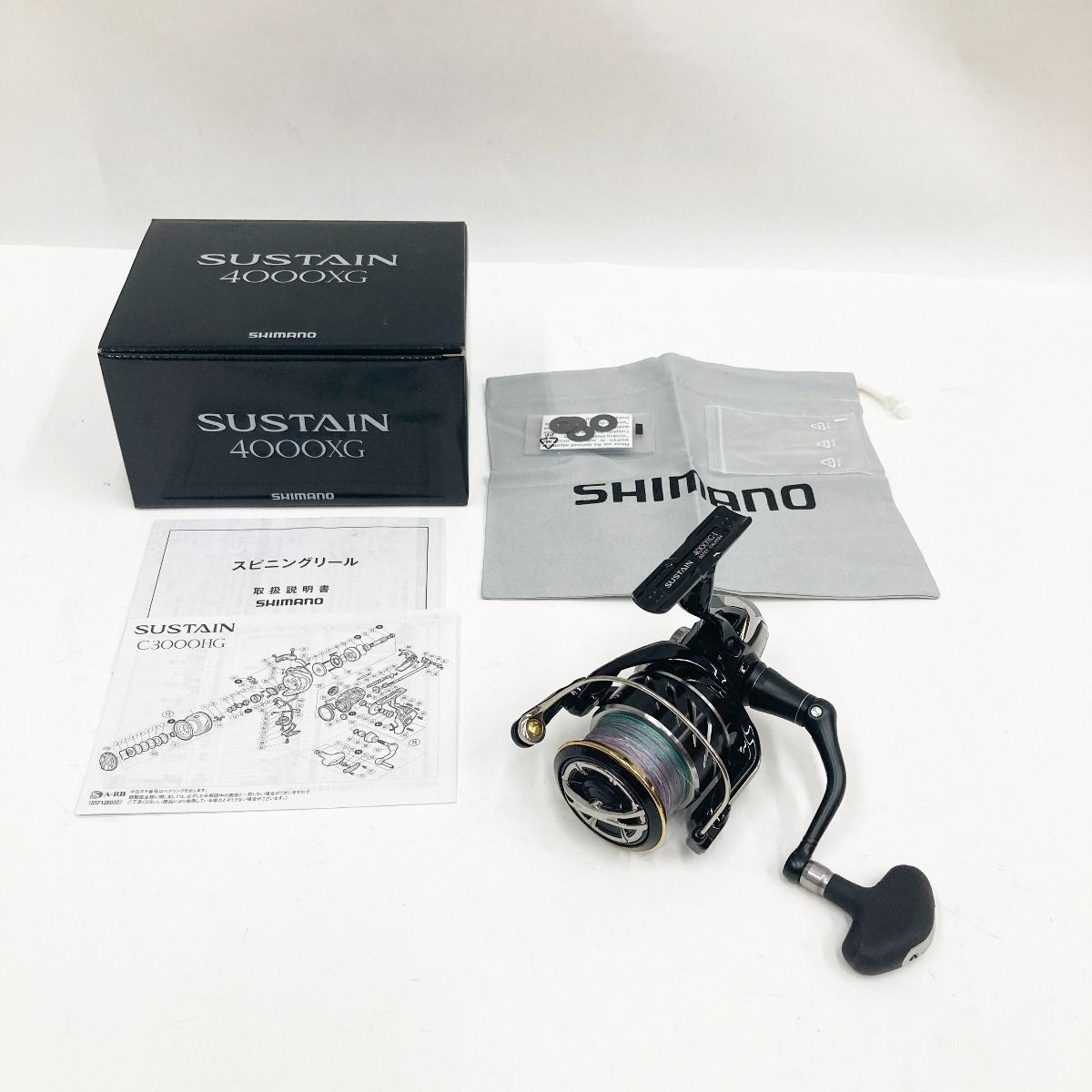 SHIMANO SUSTAIN 空しい 4000XG スピニングリール