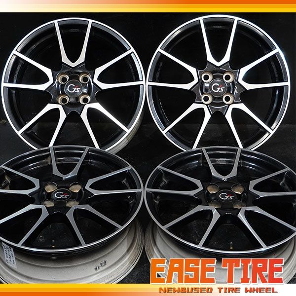 トヨタ アクア G’S 純正 17×6.5J 41 100 4H 4本 アクア ヴィッツ ヤリス等 流用可