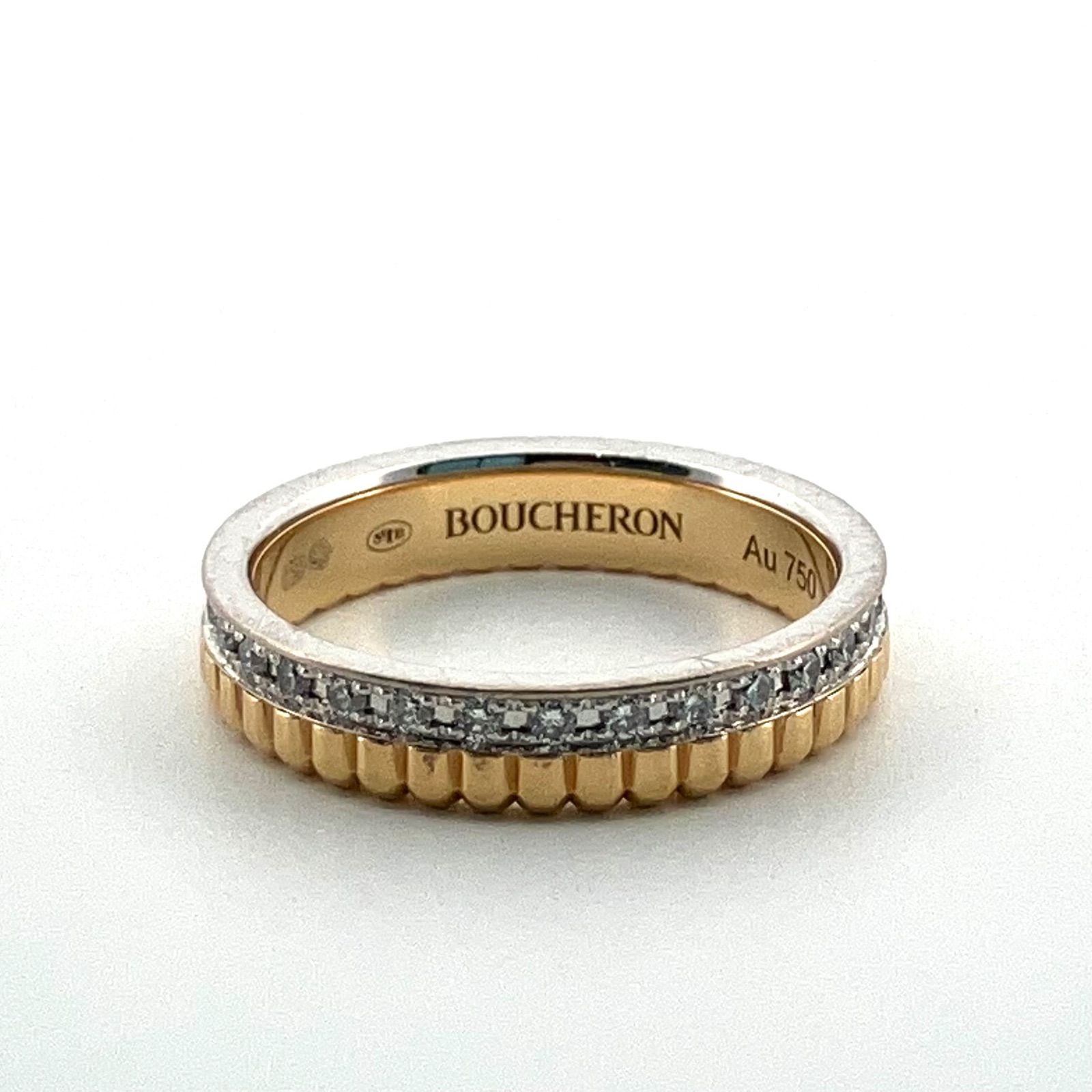 鑑定済み】正規品 BOUCHERON ブシュロン リング Au750 YG/WG キャトル