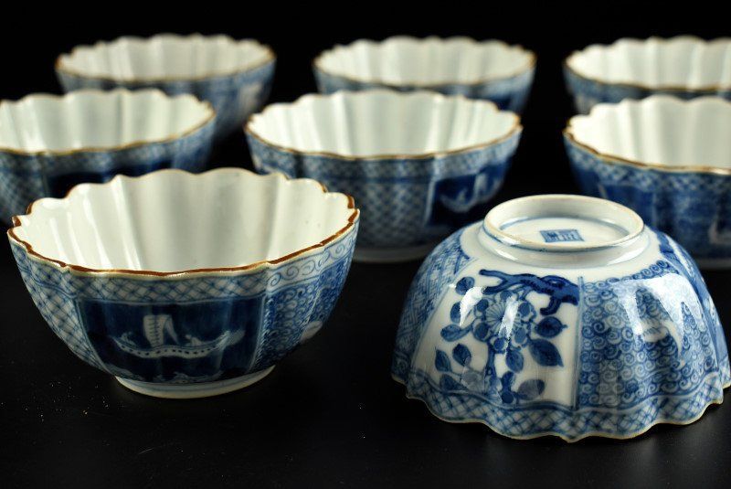 江戸中期 古伊万里 赤絵染錦 極上 輪花 小鉢 - メルカリ 古伊万里 輪花