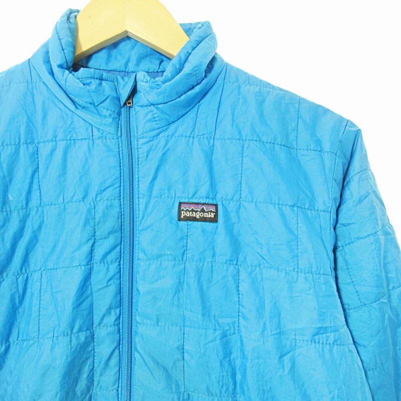 Patagonia パタゴニア　キッズ　ナノパフ　XXL ブルー パタゴニア Patagonia キッズ ナノパフ 中綿ジャケット ジップ
