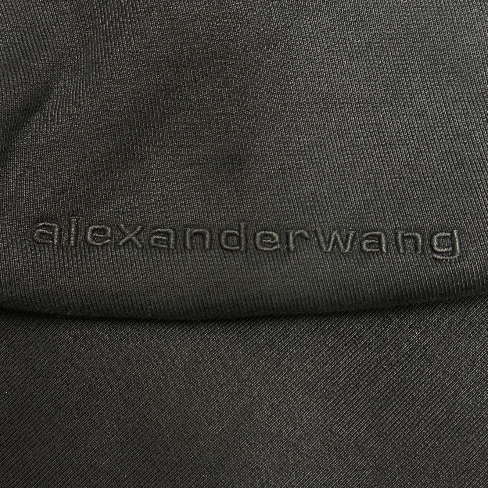 Alexander Wang 24AW OVERSIZED LOGO EMBROIDERED HOODIE Alexander Wang 24AW OVERSIZED LOGO EMBROIDERED HOODIE